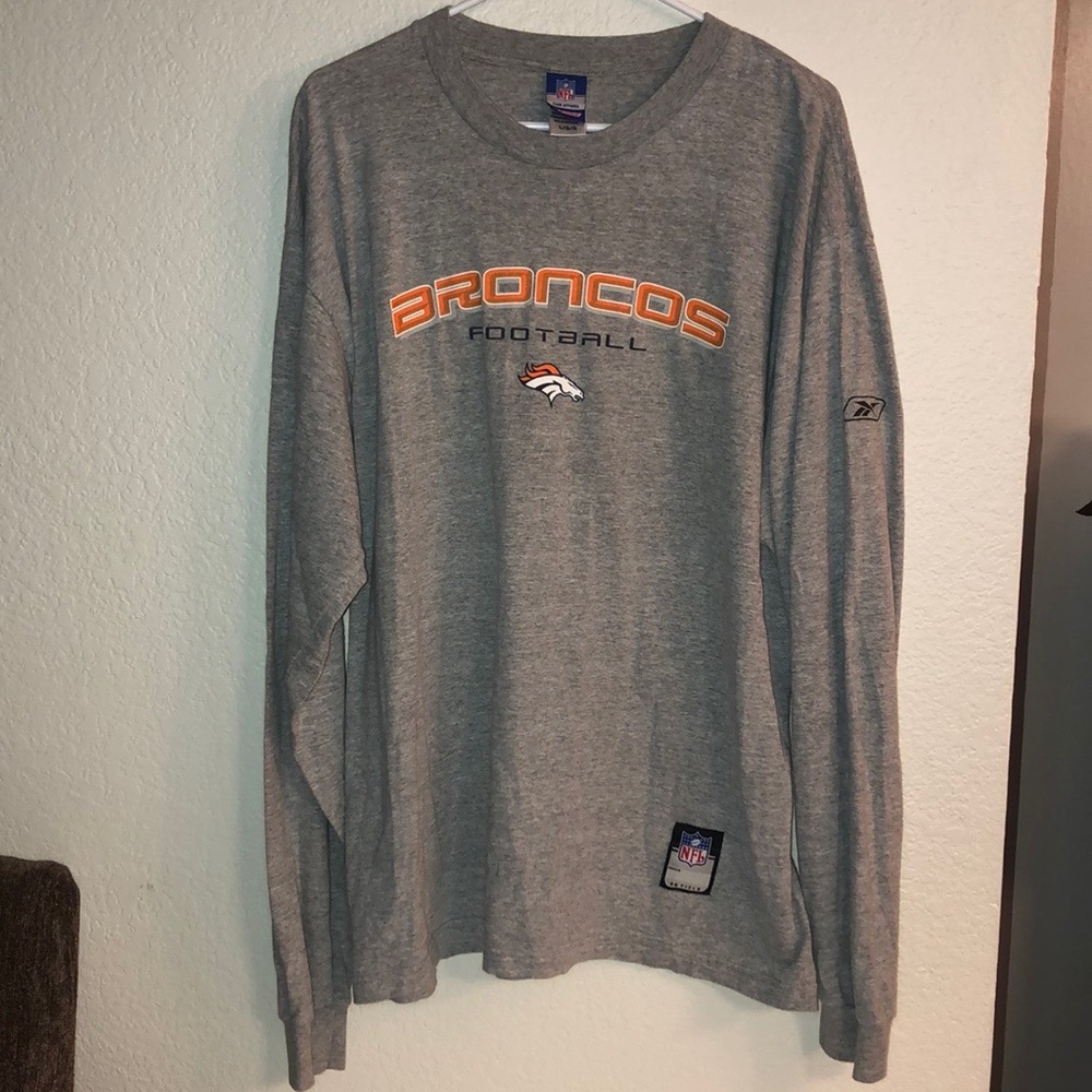 NFL Denver Broncos Reebok Team Apparel Long Sleeve